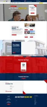 AC Repair Near Me website preview